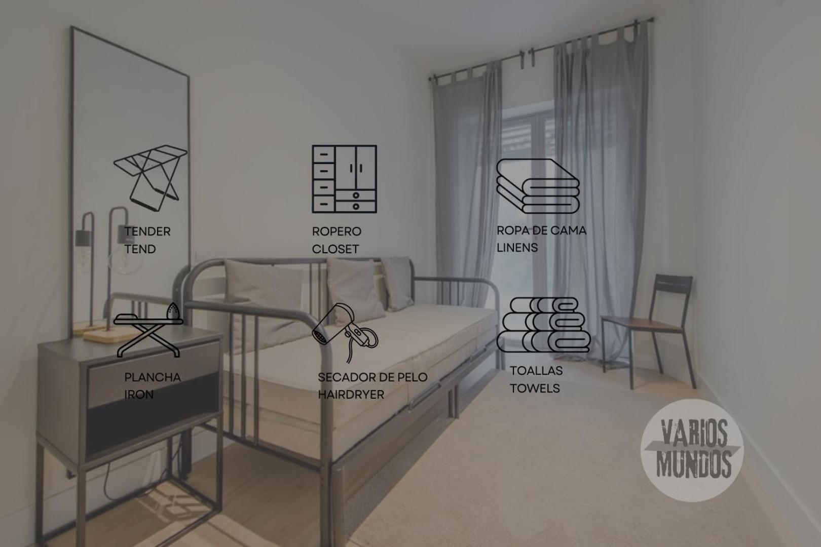Ferienwohnung Nuevo Apt Para 7 Pax En Malasana - Gran Via E1 Madrid Exterior foto